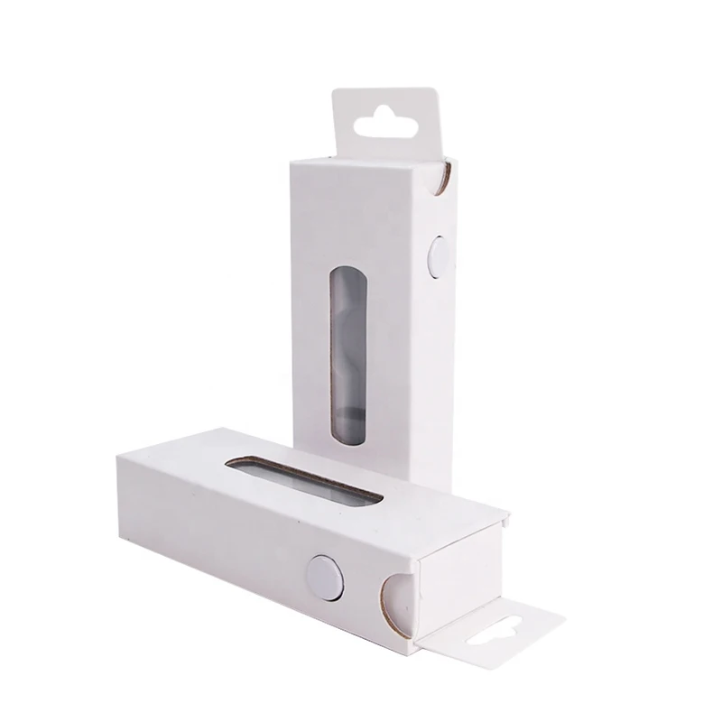 Customized logo printed 0.5ml 1ml 2ml thick oil disposable carts pen packaging paper boxes