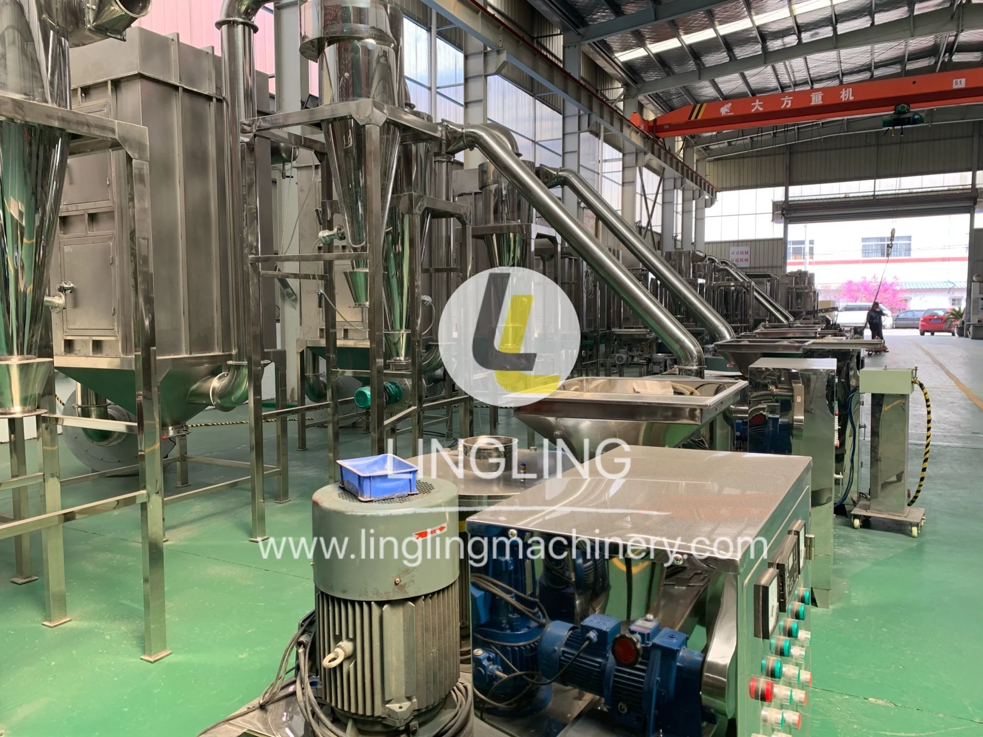 WFJ Stainless Steel Sugar Chili Spices leaf Salt Powder grinder grinding mill machine Air Classifier Mill