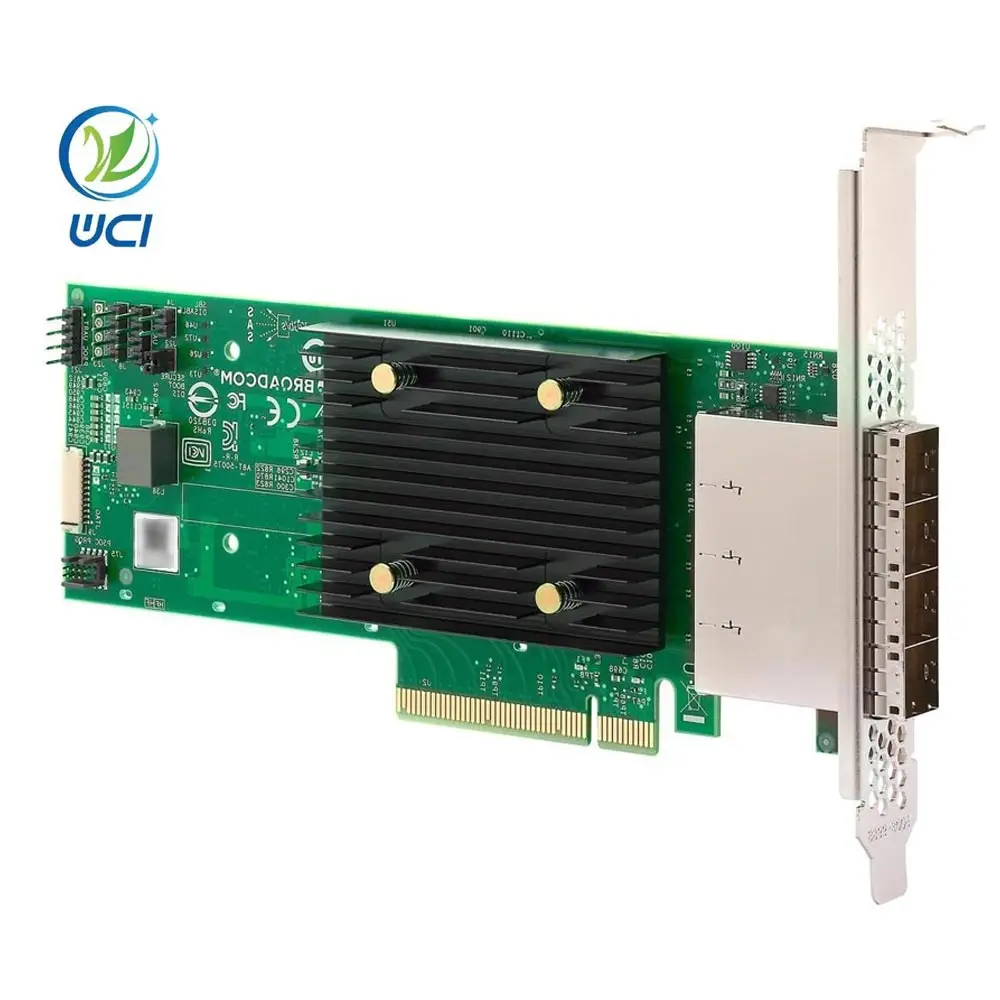 Original Megaraid 9500-16e Broadcom Lsi 4 X4 Sff-8644 X8 Pcie Gen 4.0 Typical Power 8.74w 16 Ports 6 Gigabytes per Second