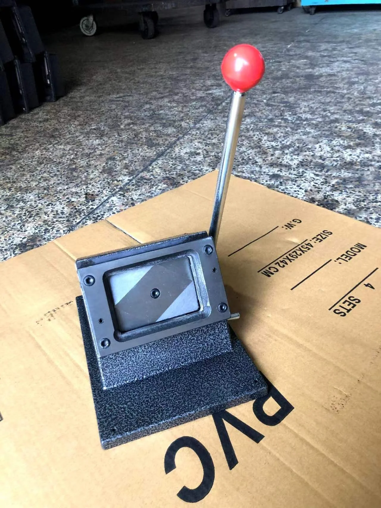 custom shape paper cutter manual card die cut  id card cutter from china Card cutter machine