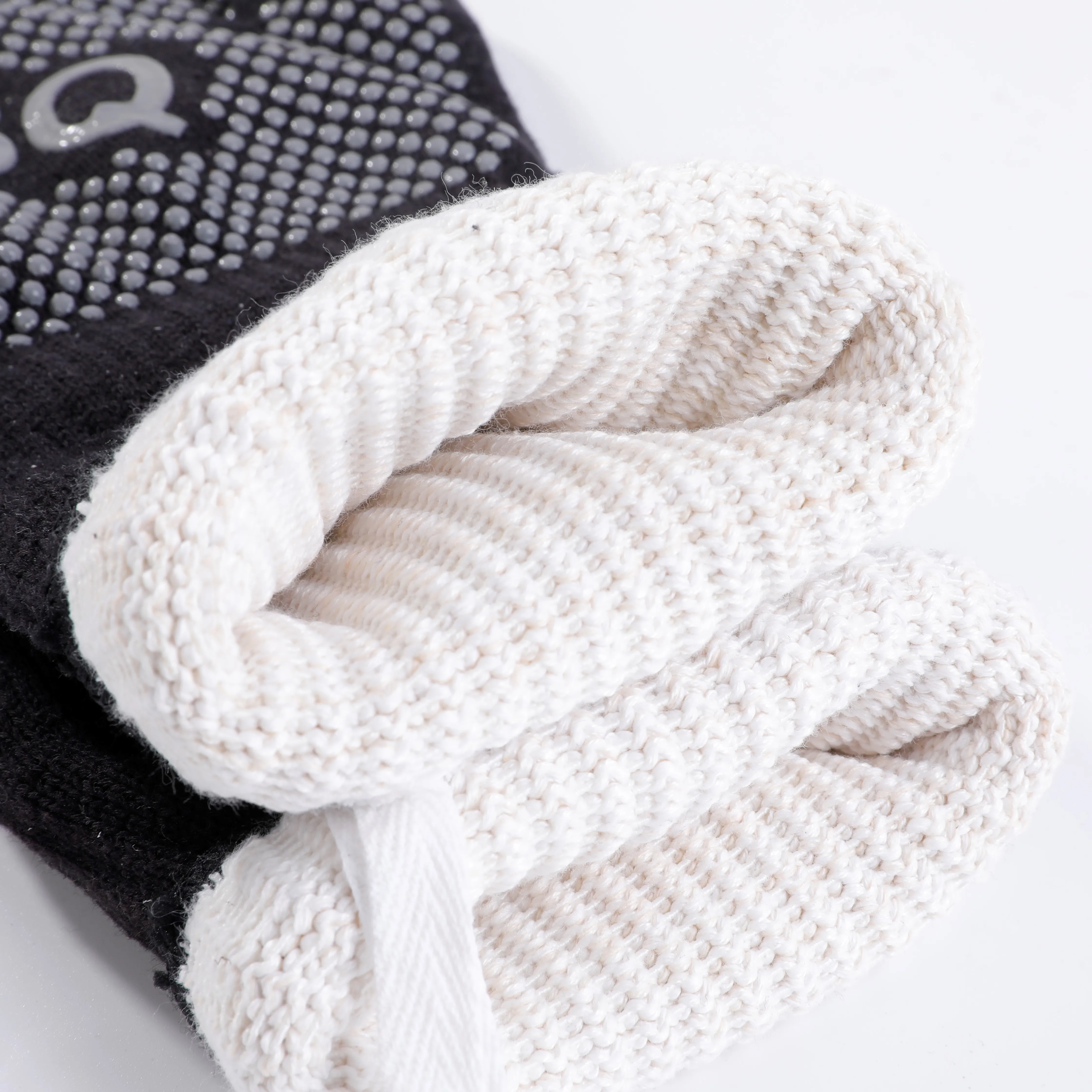 custom grey BBQ heat resistant gloves with double-layer design inside and outside for oven