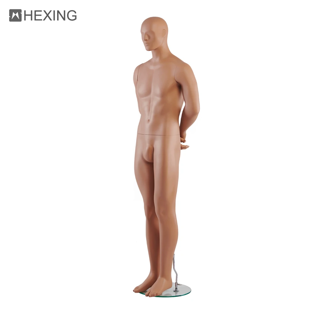 Realistic Fiberglass Tall Men Realistic Stand Male Dummy Mannequin