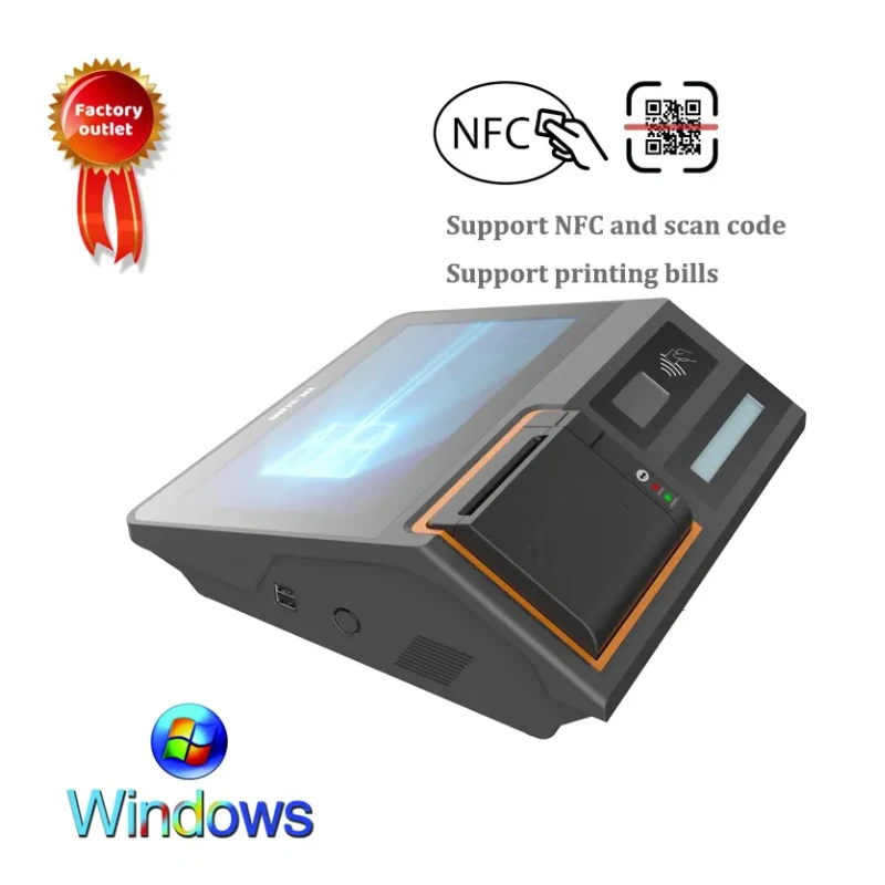 Cash Register for Sale Android Order Display System Cashier Counter Table for Restaurant Ouch Screen Cash