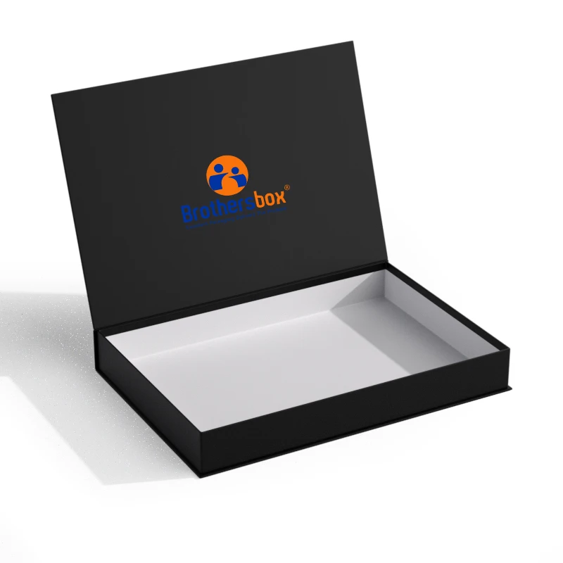 Wholesale Paper Low MOQ Custom Recyclable  Printed Blank Book Shaped Style Storage Packaging Gift Box