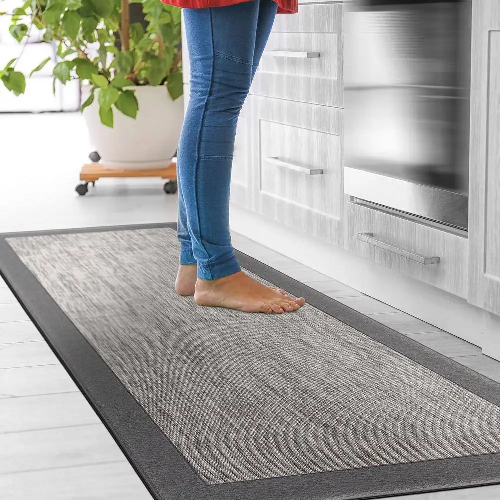 Skymoving New Custom Comfort Long Kitchen Floor Rugs and Mats Non-slip Cushioned Kitchen Mats for Floor PVC Kitchen Floor Mats