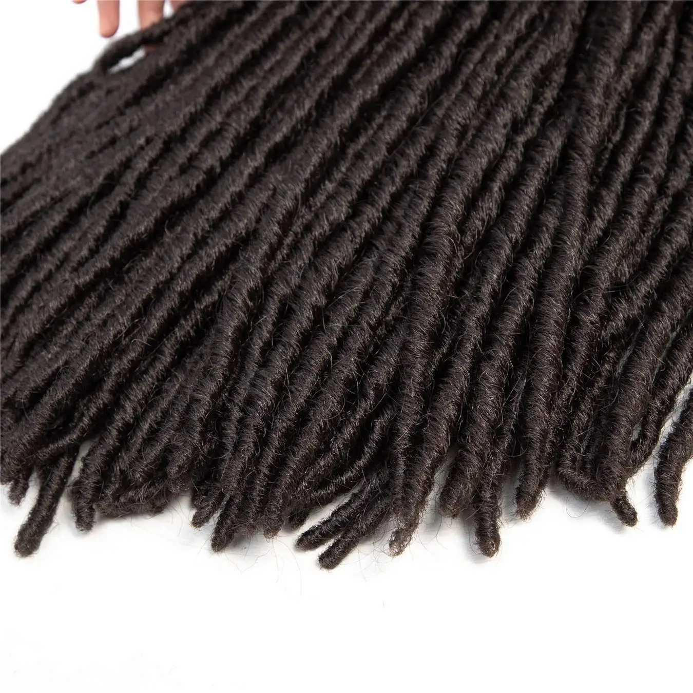 cheap soft dread lock synthetic braiding hair dreadlocks faux locs crochet braids Crochet Braids Hair Extensions