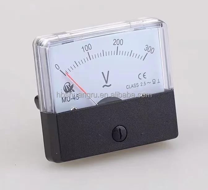 Gasoline generator voltmeter 170F gasoline engine single-phase three-phase square round voltmeter 300V