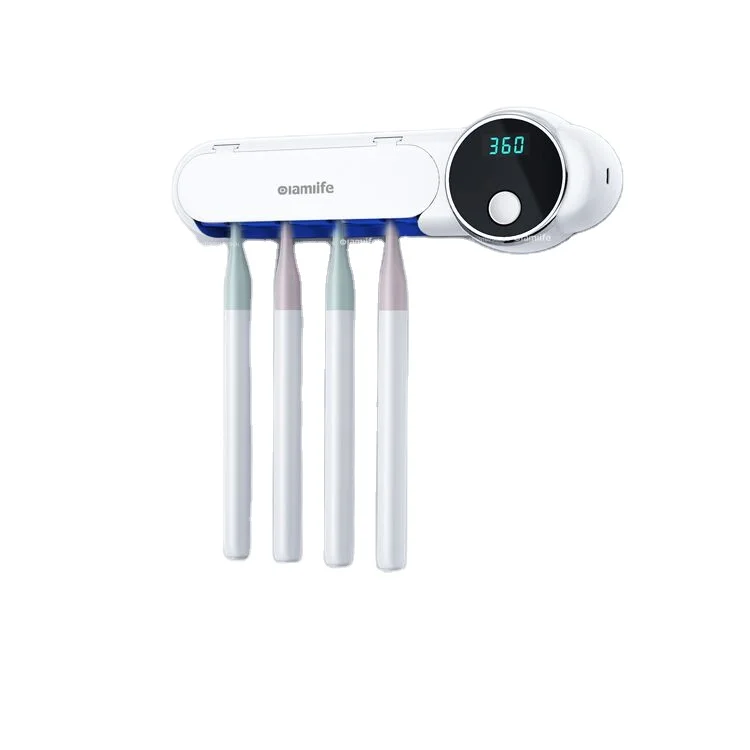 Olamlife OEM Services Portable UV Toothbrush Sterilizer Ultraviolet Toothbrushes Sterilization With Wall Sticker