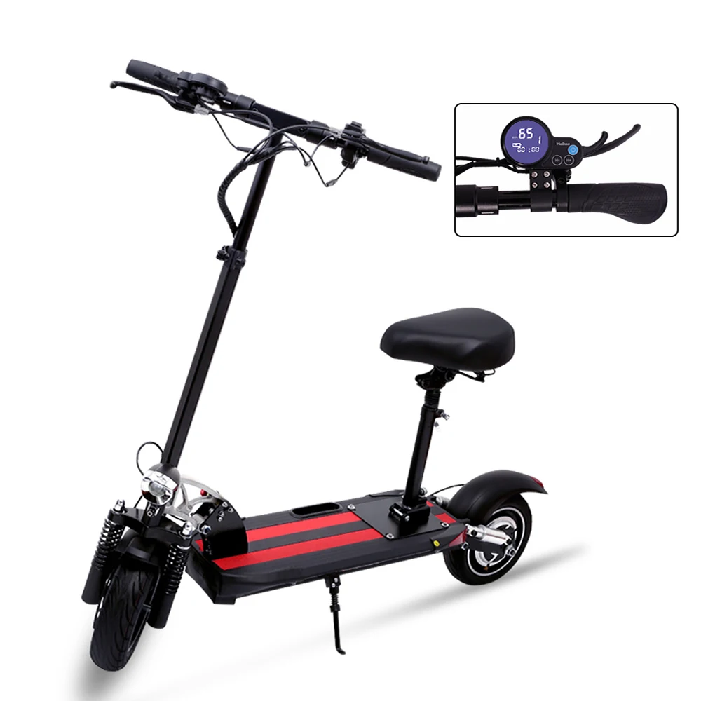 Electric Scooter 2021 Newest Design Private Model 10inch 2 Wheels Max LED Unisex Motor Frame Power Battery Time Charging Brake