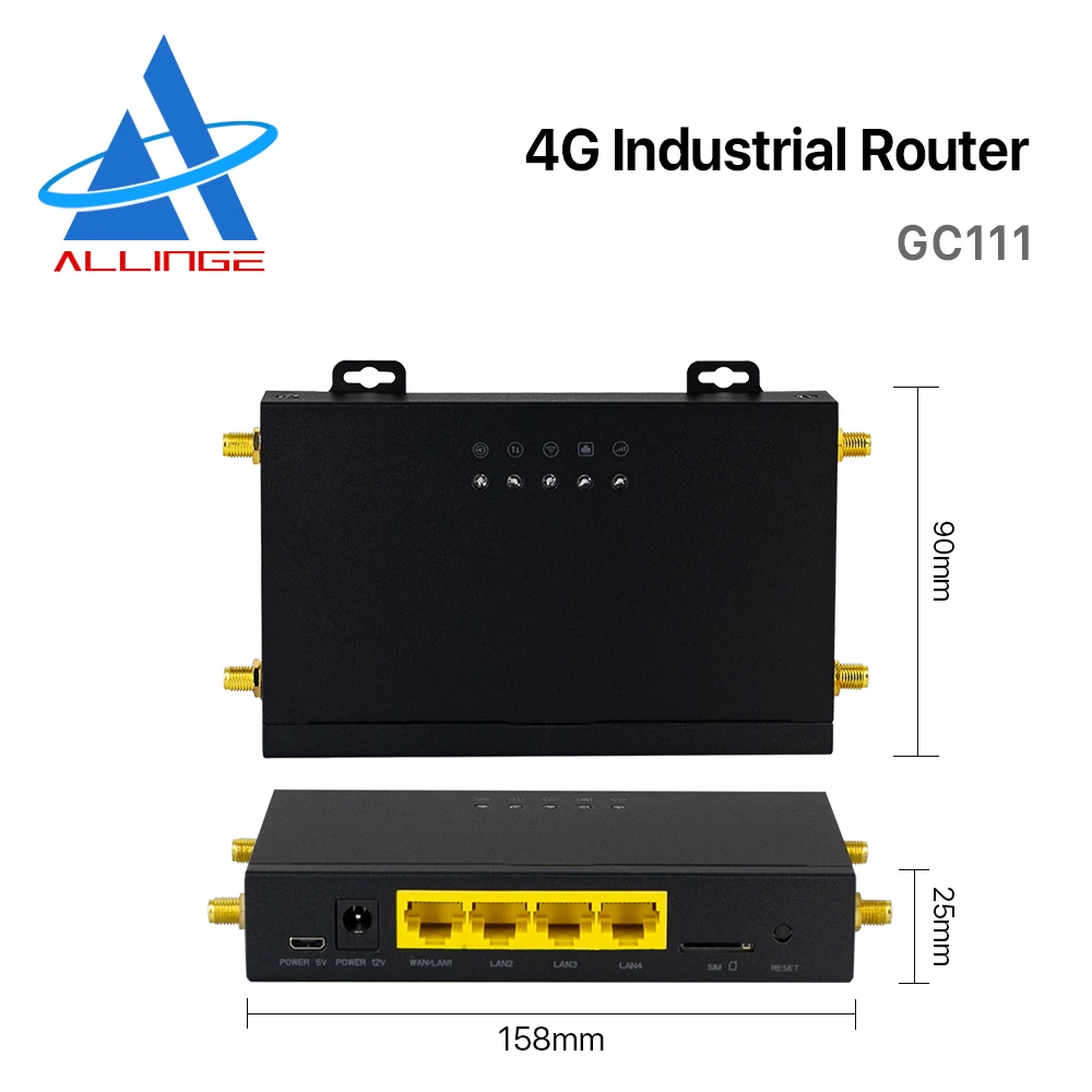  ALLINGE LG2287 300 Мбит/с 4G беспроводной Wi-Fi CPE GC111 маршрутизатор со слотом для