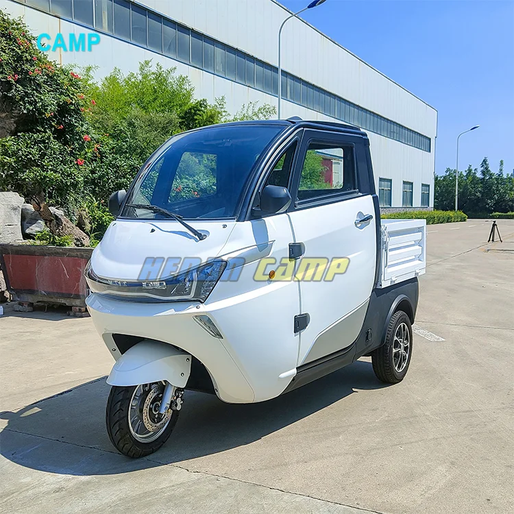3 Wheel Truck Electric Enclosed Cheap Mini Scooter Car Tricycles For Adults With Cabin