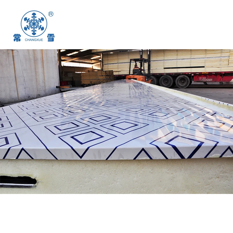 factory popular cold room storage freezer corrugated panels price with decoration pu sandwich wall panel