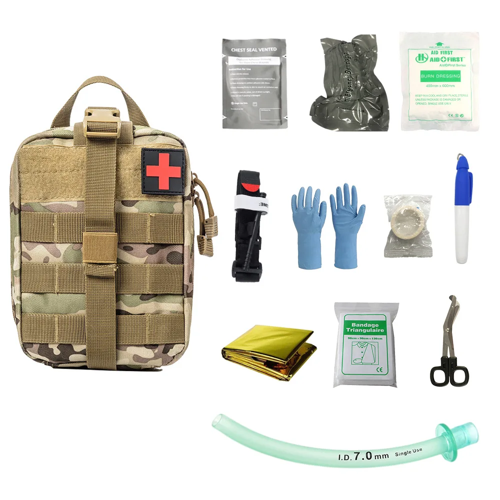 Professional Custom First Aid Kit Survival Kit Set Bag For Travel Camping Outdoor Trauma
