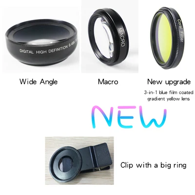 Wholesale Universal Clip Aquarium Coral Lens Filter Basic Kits For