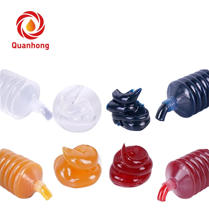 300g 400g 500g Spring Tube Glue Cartridge Crystal Yellow Lithium Base Lubricating Grease