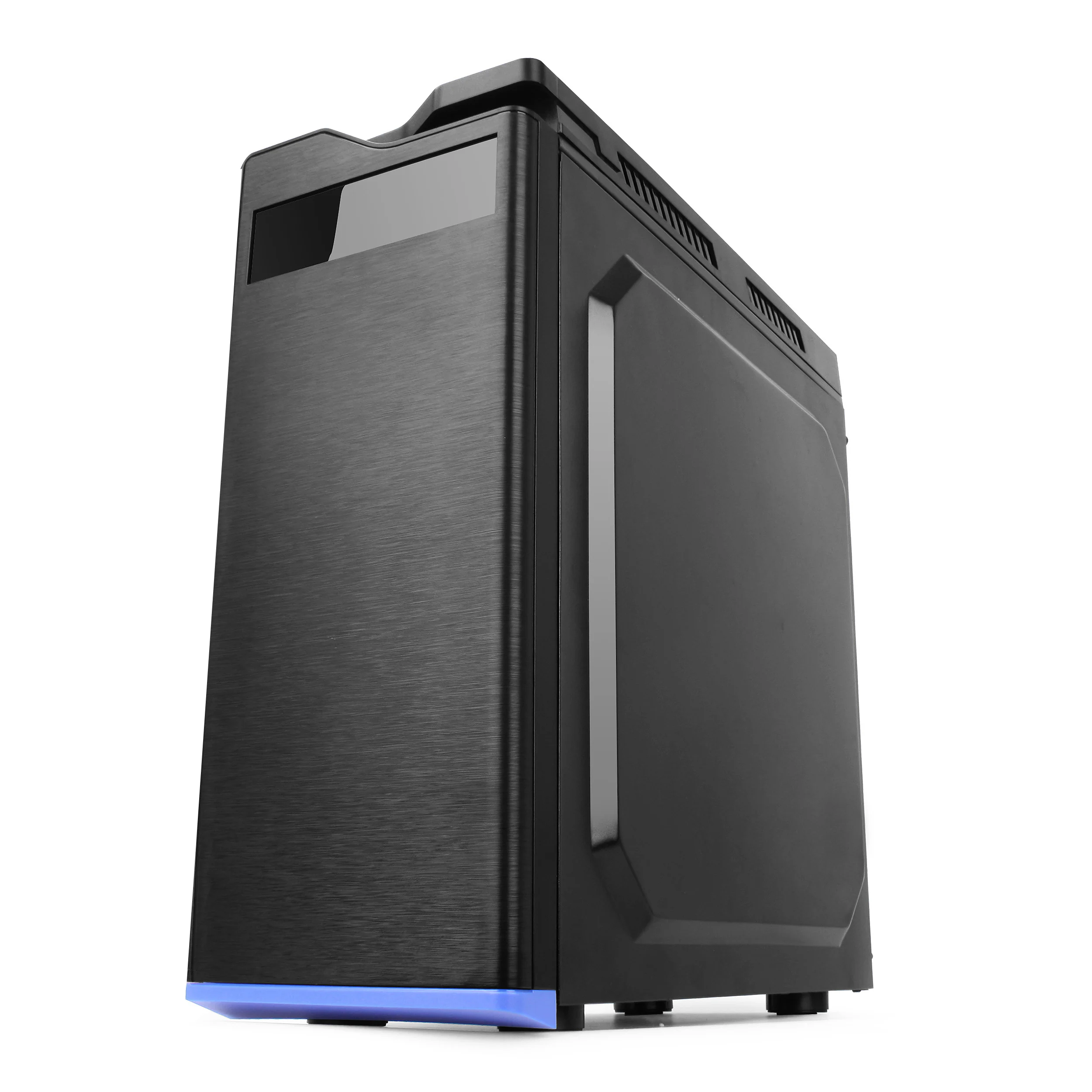 New mid tower cases &computer gaming cases 350mm*7PCIE tempered glass ATX gaming pc cases