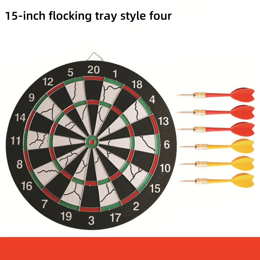 Family Party Magnetic Dart Board Set with 6 Darts Custom Logo for Children Made from Sisal and PC Material