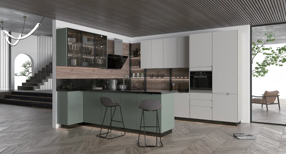 WQ PVC powder coated board for Kitchen cabinet  customized dimension water proof