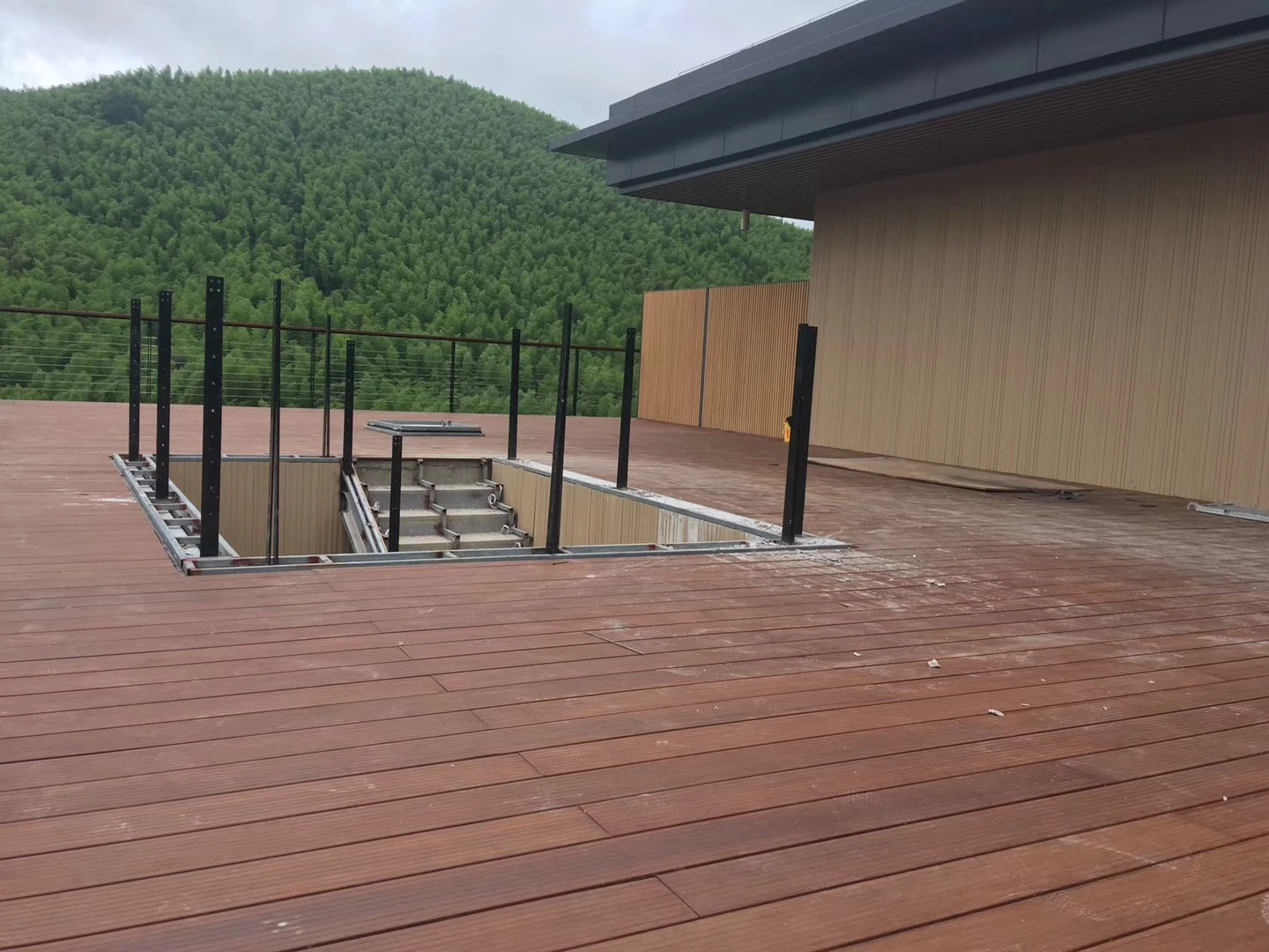 Supply US Patent Moso Bamboo Decking With SGS Certificate