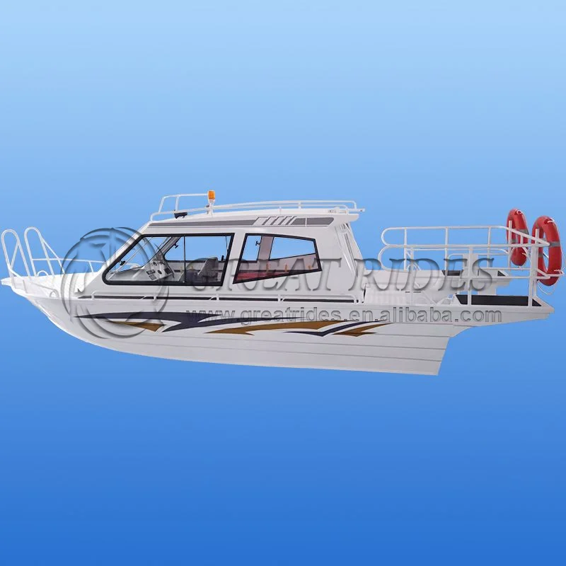 Factory Direct 20 ft/6m Aluminum Fishing Boat China Durable Good Quality Speed boat For Fishing and Water Sports