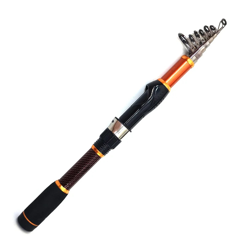 Cheap 1.8 m 15-45 g glass fiber telescopic fishing rod cane