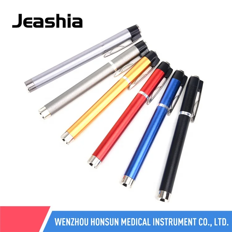 
Custom Logo Pen-shaped Metal Medical Flashlight, First Aid Medical LED Torchlight Pen 