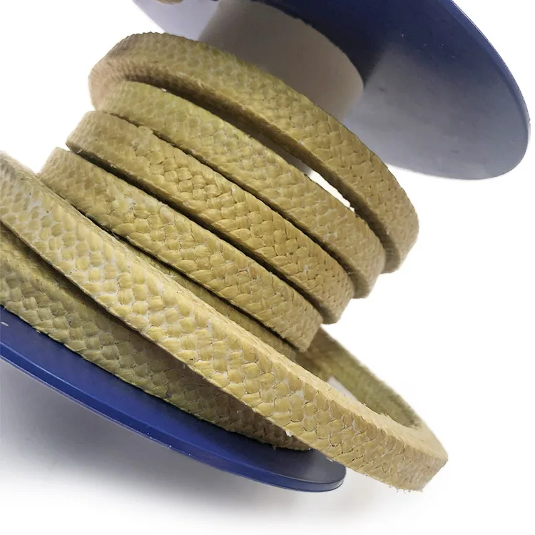 Hot Sell 20mm Aramid Kevlar Fiber Packing Gland Packing Braided Packing