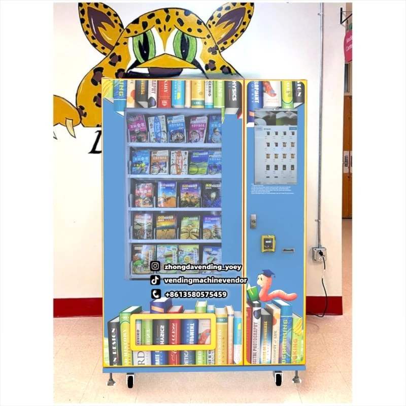 Library Book Food Snack Sales Vending Machine With Lcd Screen Magazine with Elevator