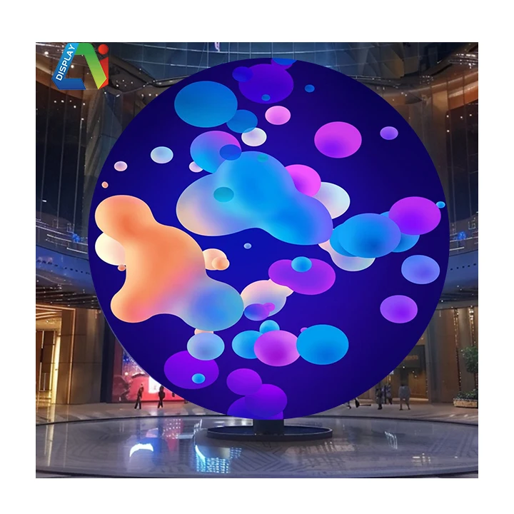 Indoor & Outdoor Spherical LED Ball Globe Sphere Full Color 1m 1.5m  2.5m 3m Diameter Shaped LED Display Screen P2.5
