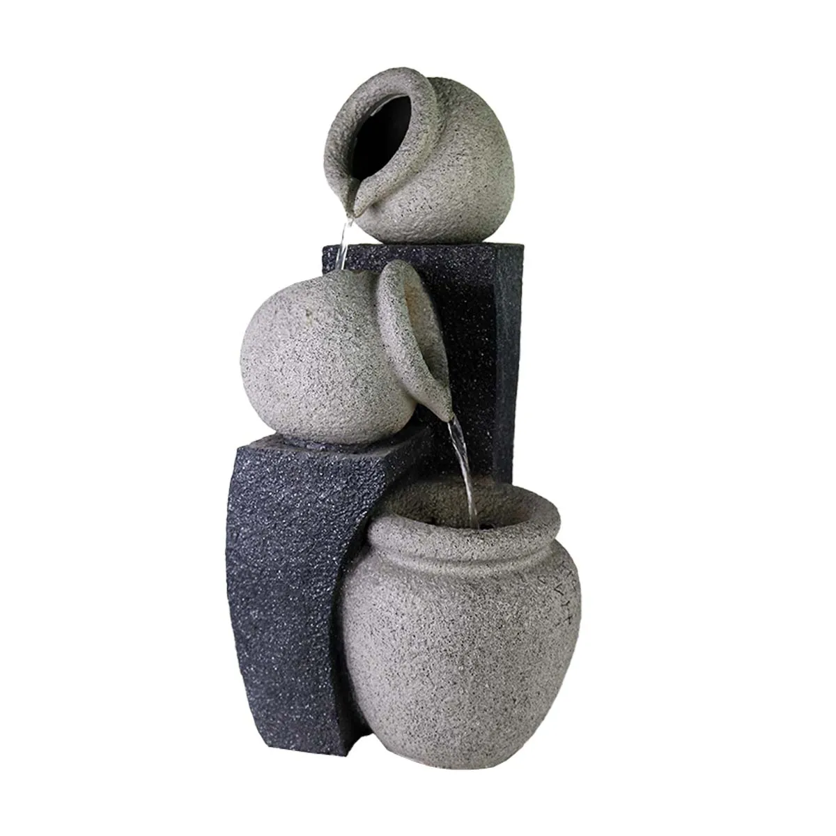 Outdoor Freestanding Fountain   Fountain Solar Garden Water Fountain water feature outdoor garden water feature