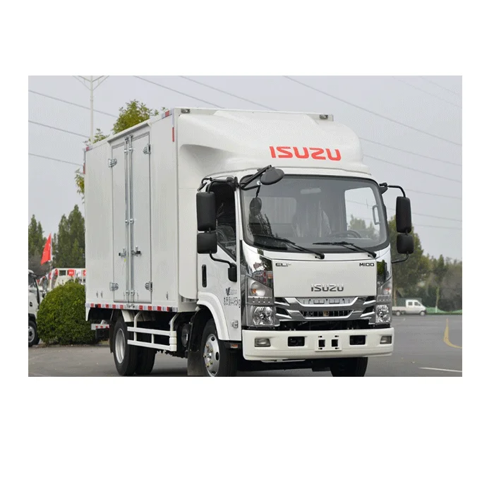 Грузовые автомобили isuzu Qingling lsuzu M100 120 л.с. 4 17 м Однорядный фургон легкий грузовик