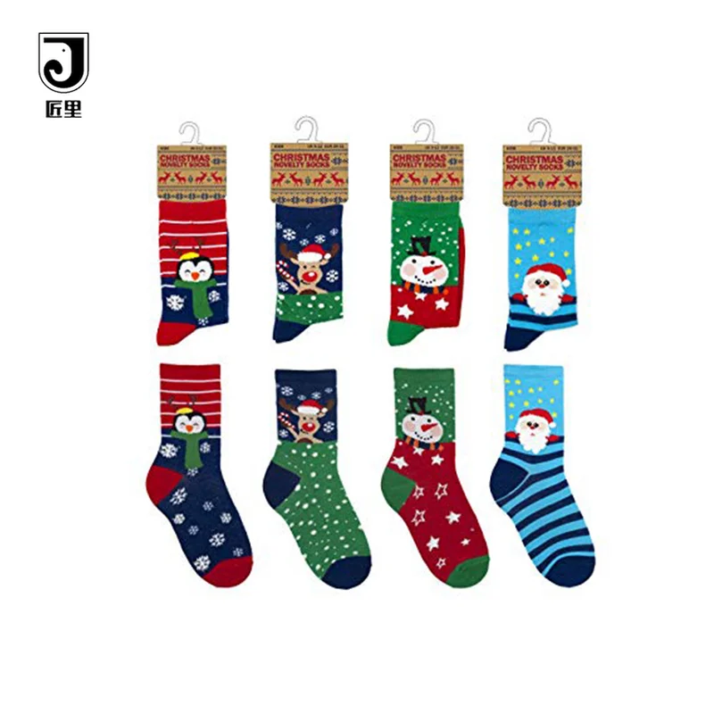 JL-A1257 christmas socks kids mens and children socks in zhuji teen socks feet