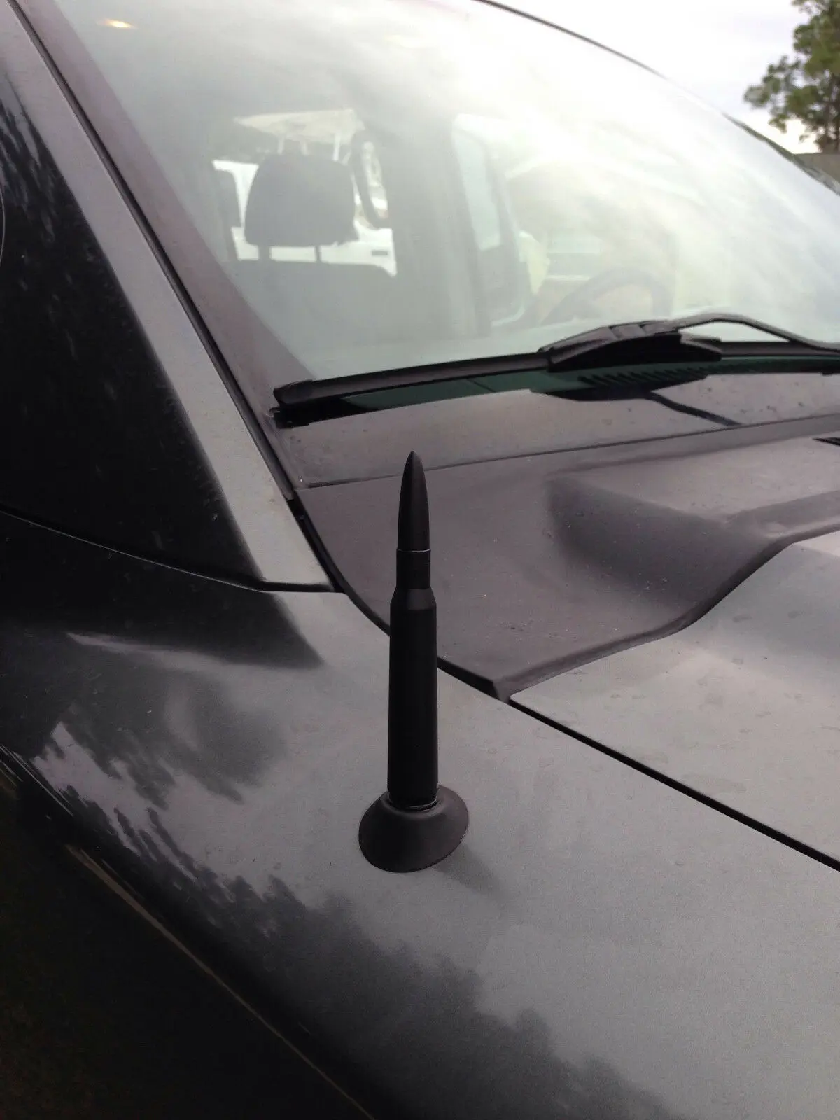 FORD F150 RAPTOR 50 CAL CALIBER BULLET ANTI THEFT COPPER COIL ANTENNA BLACK KIT