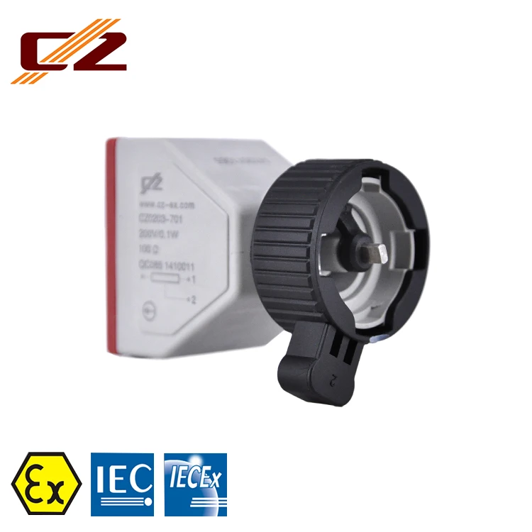 IECEX and ATEX Certified Industrial Explosion Proof Rail Mounting 200k Ohm Potentiometer Variable Resistor
