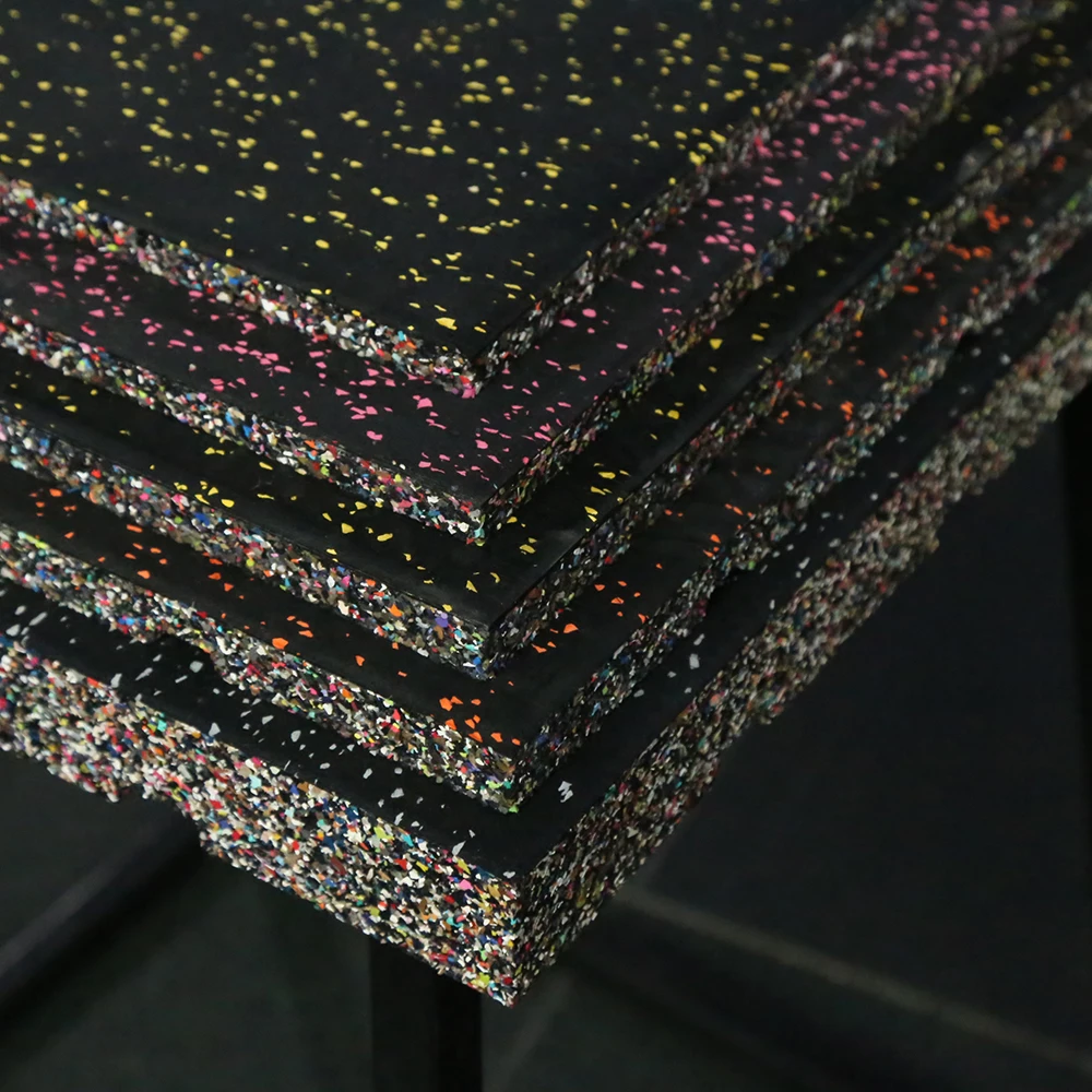 
Factory Price 2 Layers Custom Size Gym Floor Weight Bench Floor Mats 