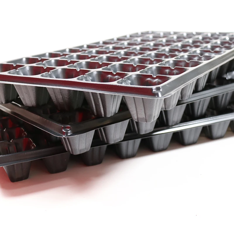 50 72 98 105 200 Cells PET Plastic Seed Starting Grow Germination Tray for Greenhouse Vegetables Nursery