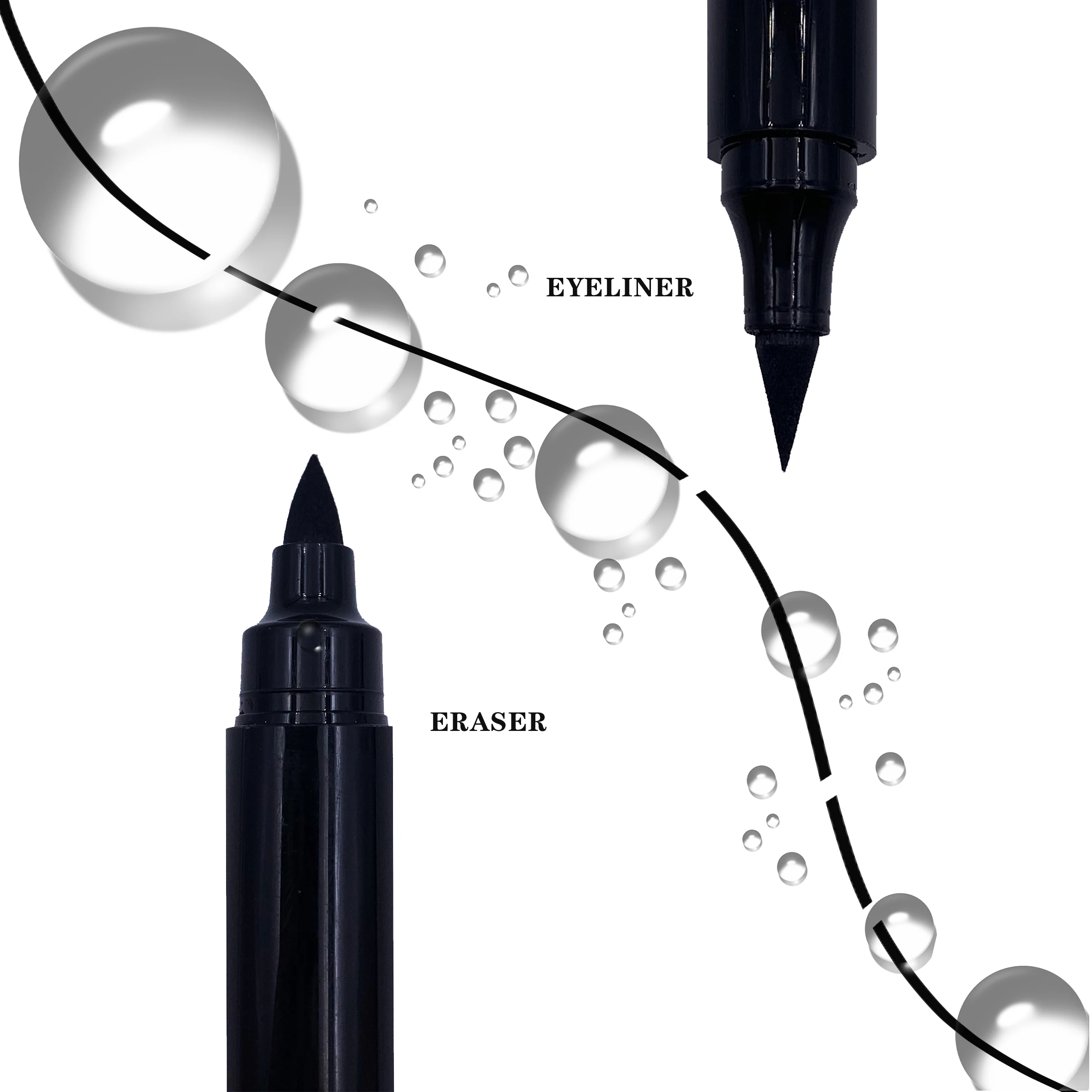 Customized  Private Label Vegan Matte Waterproof eyeliner remover