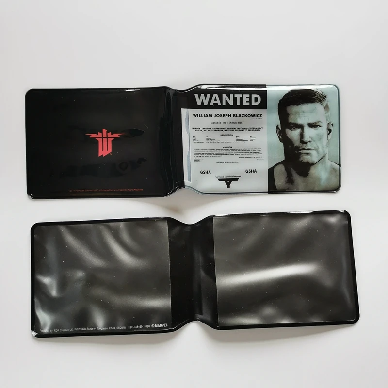 Pvc id card holder clear soft plastic id card holders/ print cheap pvc id card holder