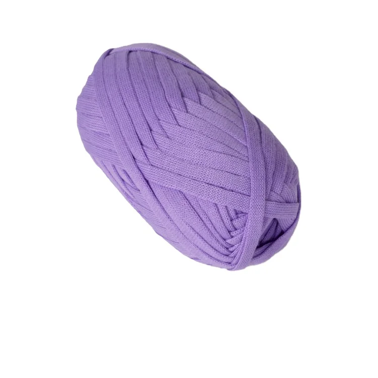 Dimuni 100g best quality wholesale cheap price hot selling Amazon ribbon yarn t shirt polyester yarn for hand knitting