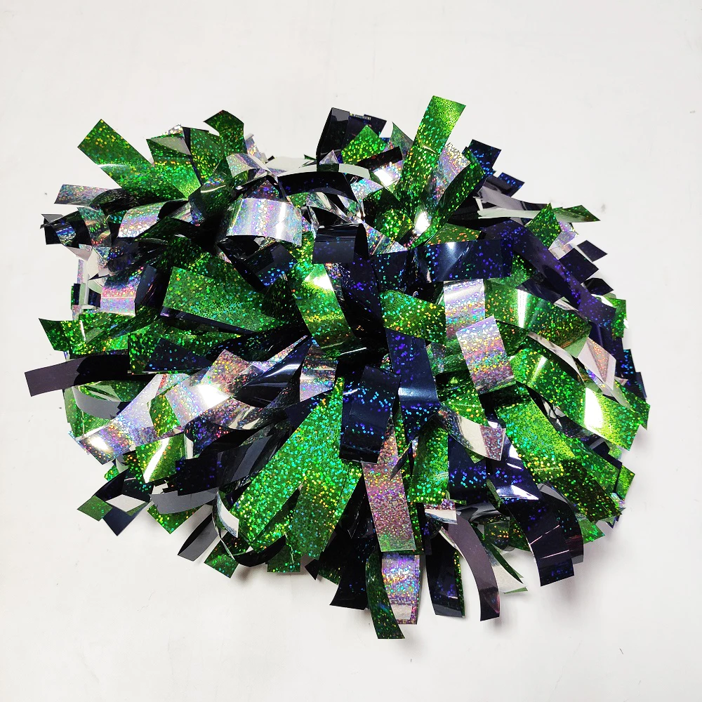 normzl design shiny glitter customized clothing manufacturer performance sports cheerleading cheer pom poms fashion Accessories
