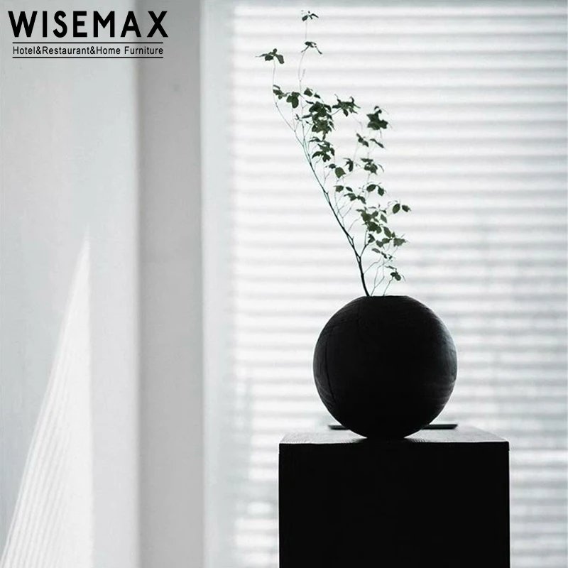 WISEMAX мебель светлая Роскошная домашняя напольная декоративная ваза для цветов ресторана деревянный