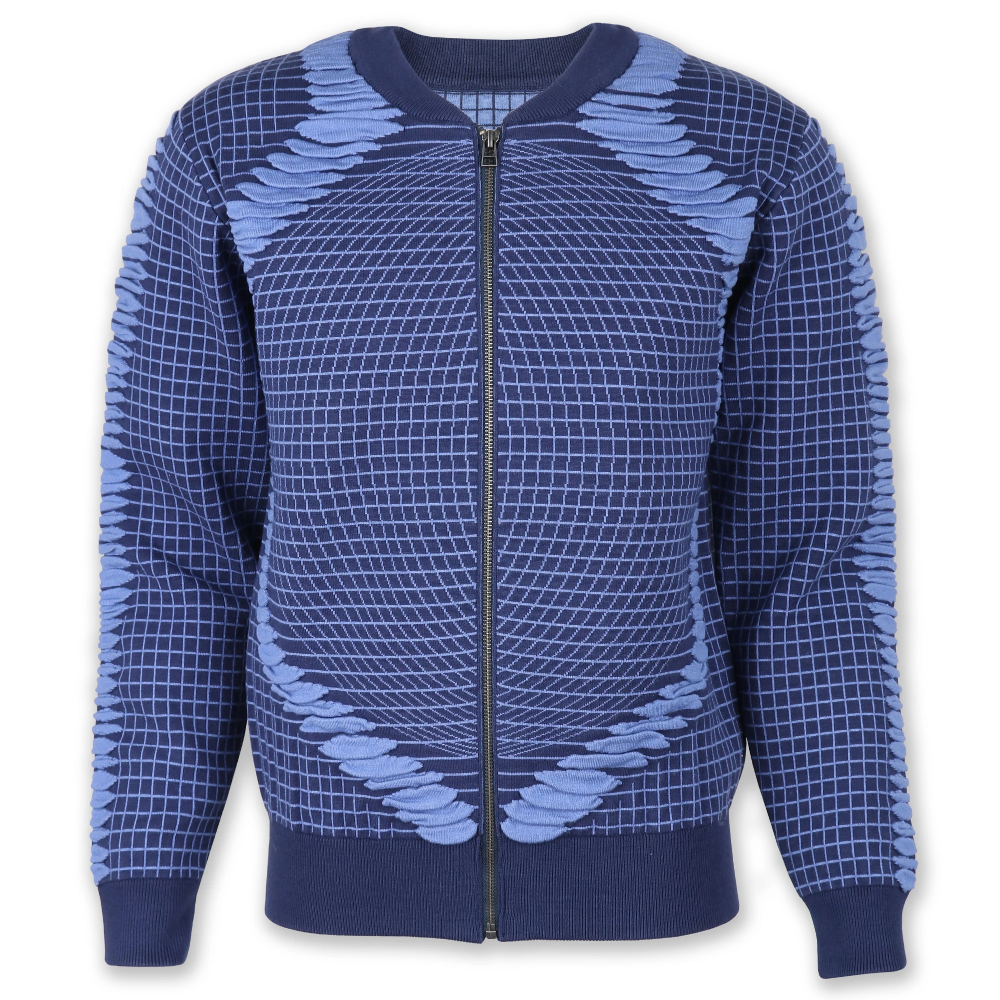 Мужской спортивный свитер с 3D рисунком, кардиган на молнии с длинным рукавом, мужской свитер на заказ, вязаная одежда