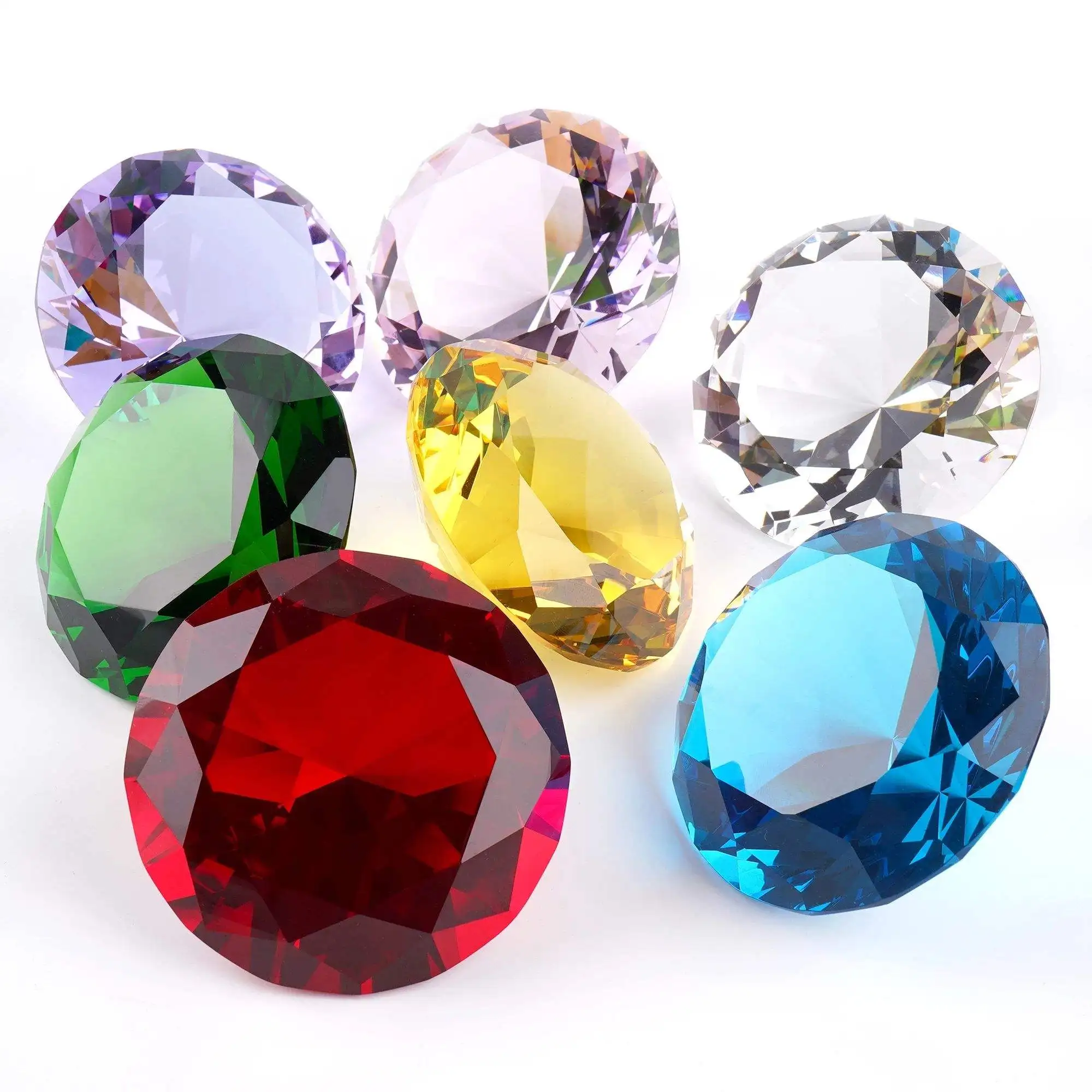 Honor of crystal K9 Glass Diamond Paperweight For Wedding Gifts For Home Decoration And Souvenir Gift