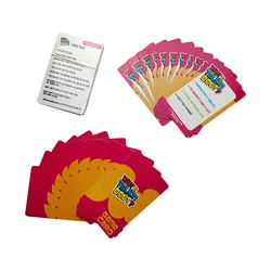 Горячие продажи игра карты семья друг вечерние уникальный карточные игры, что вам принимать о ultimate угадать карточная игра