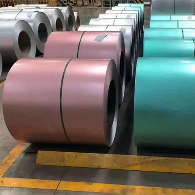 0.5mm 0.6mm 0.7mm 0.8mm thin Coated Color PPGI coil PPGL aluminium sheet Galvanized Galvalume Coil