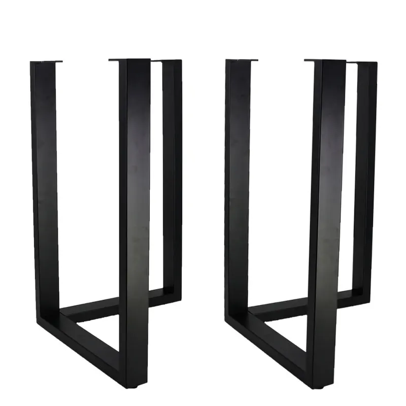 Modern Industrial Furniture Bench Steel Frame Coffee Dining Table Base Feet Metal Iron Office Desk Bench Leg Chairs Table Legs