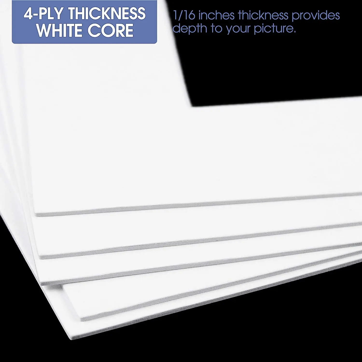 Wholesale  paper mount board Greeting card photo frame mat board MATBOARD