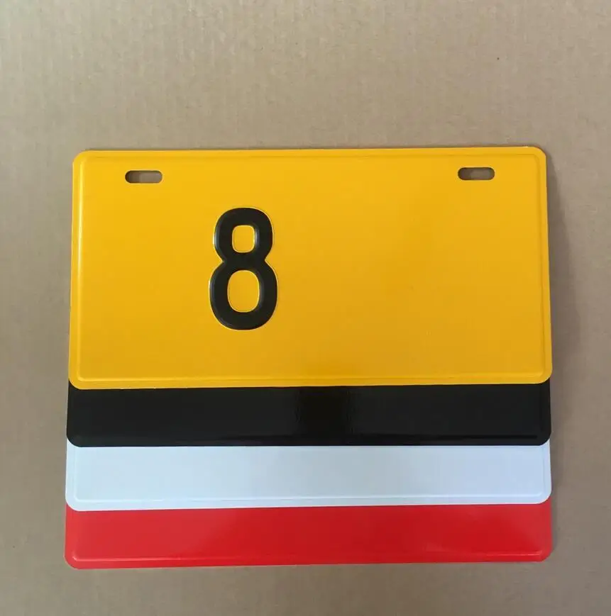 Custom car license plate, high quality cheap price printed aluminium blank car number plate