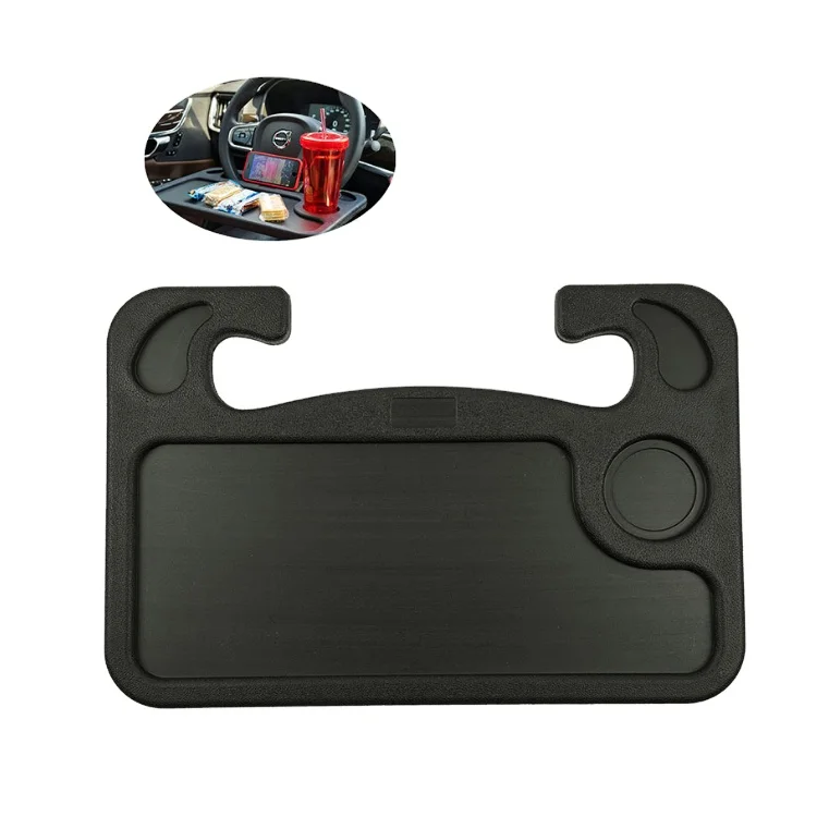 Car Travel Table, Travelers Food Eating Hook On Car Steering Wheel Tray