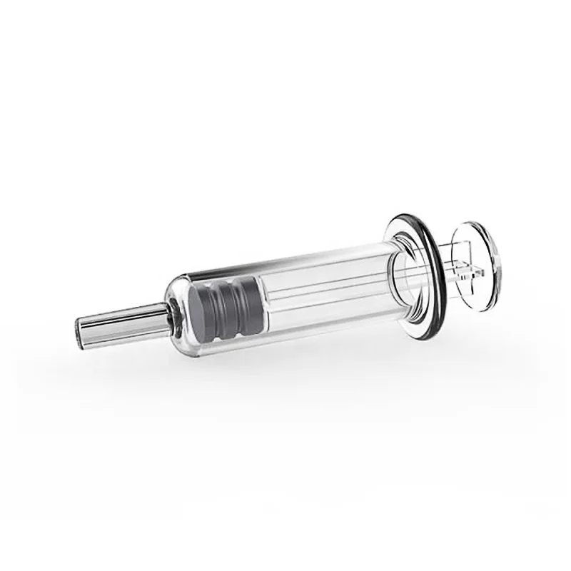 
High quality co2 oil filling syringe CBD oil glass syringe with 1ml 